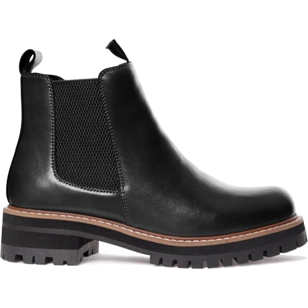 NWT AQUA DIVA 10 Savannah Chelsea Waterproof Ankle Boot Leather Insulated Black - Picture 14 of 16